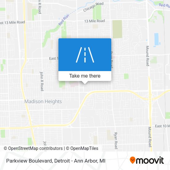 Mapa de Parkview Boulevard