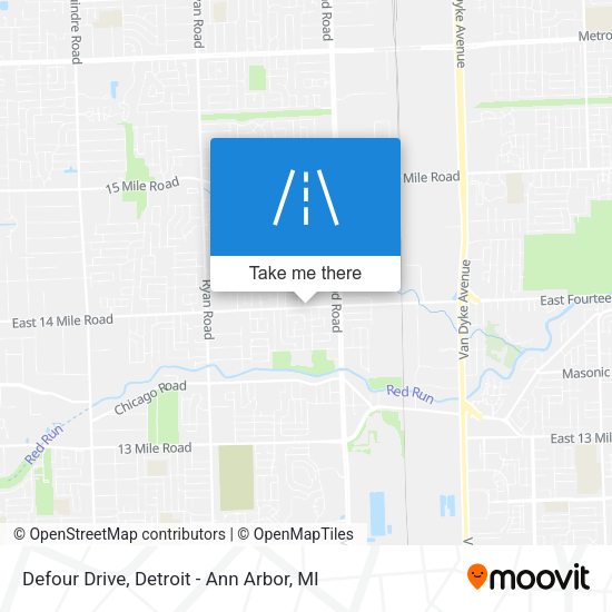 Mapa de Defour Drive