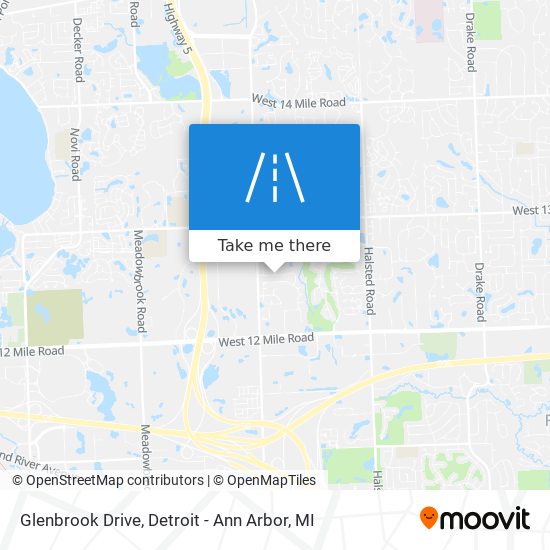 Mapa de Glenbrook Drive