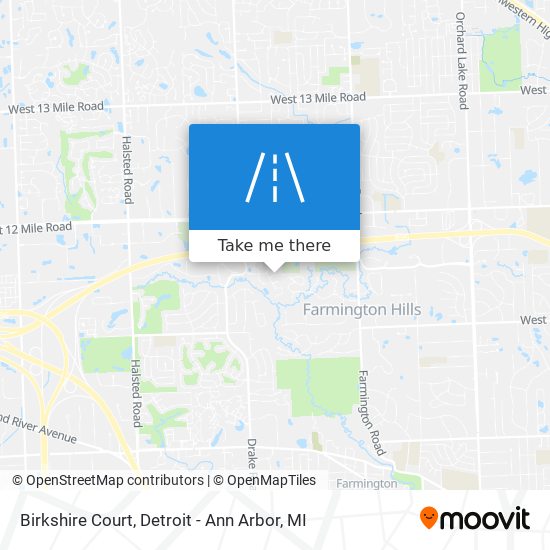 Mapa de Birkshire Court