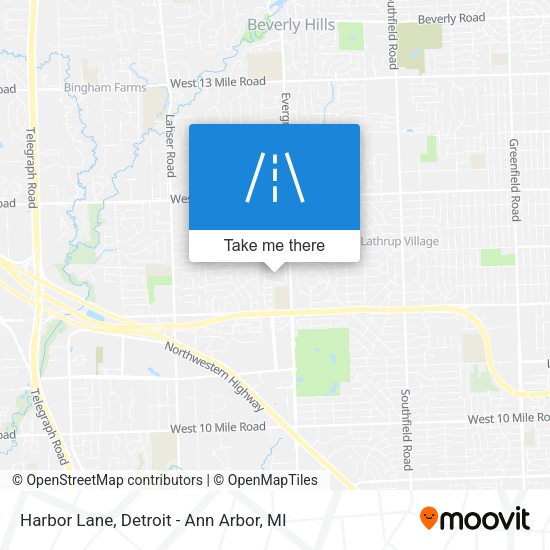 Mapa de Harbor Lane