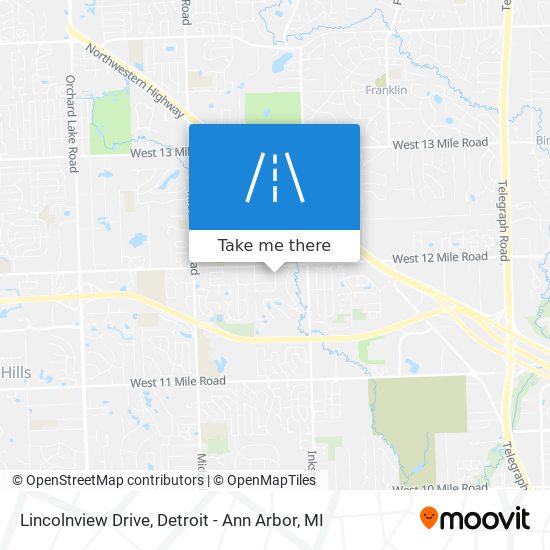 Lincolnview Drive map
