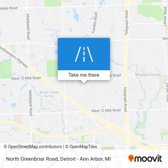 Mapa de North Greenbriar Road