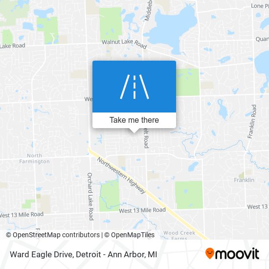 Ward Eagle Drive map