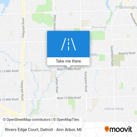 Mapa de Rivers Edge Court