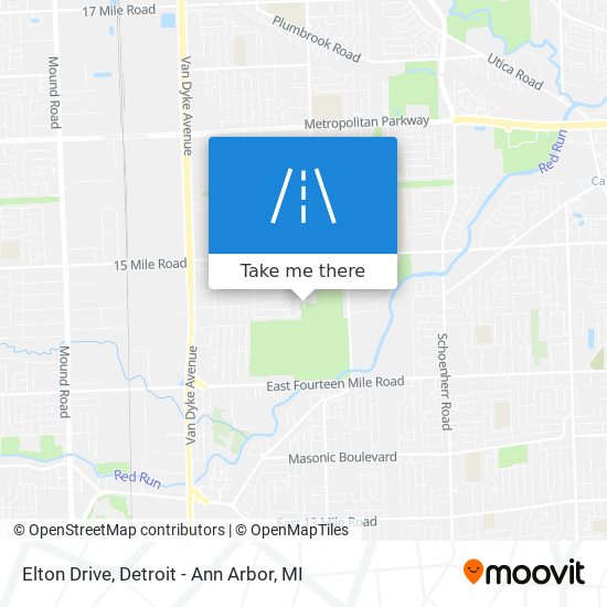 Elton Drive map