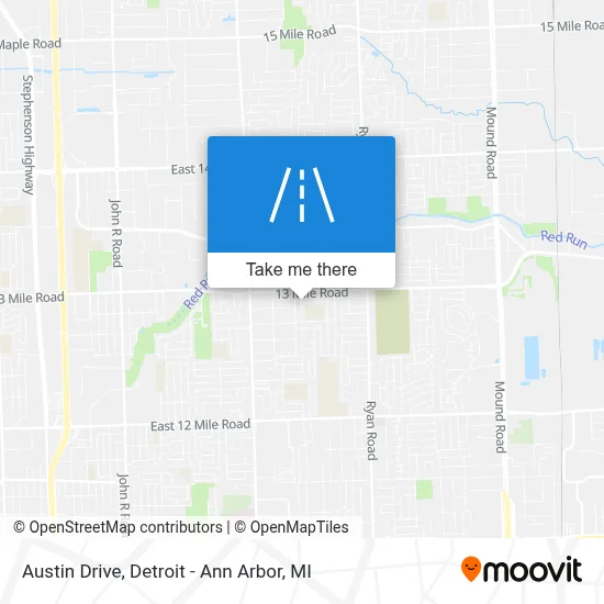 Austin Drive map
