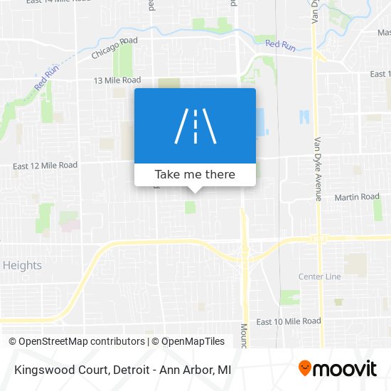 Kingswood Court map