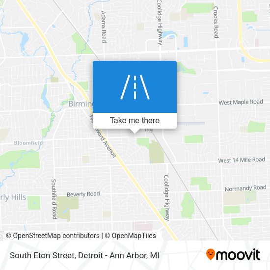 Mapa de South Eton Street