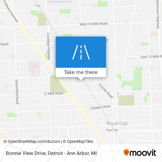 Mapa de Bonnie View Drive