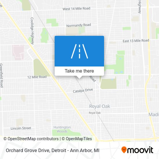 Mapa de Orchard Grove Drive
