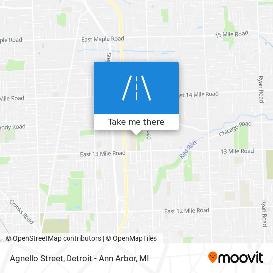 Agnello Street map