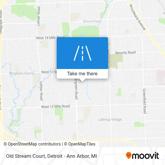 Old Stream Court map