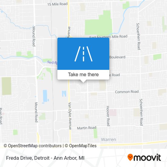 Freda Drive map