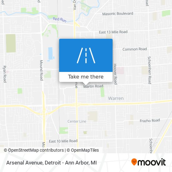 Mapa de Arsenal Avenue