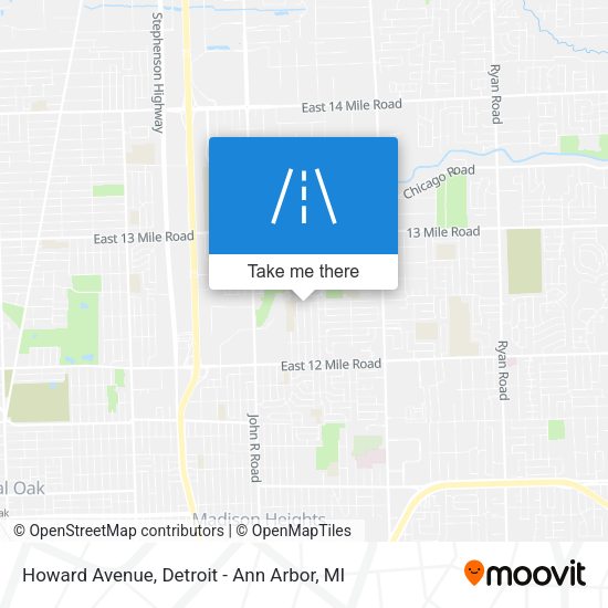 Mapa de Howard Avenue