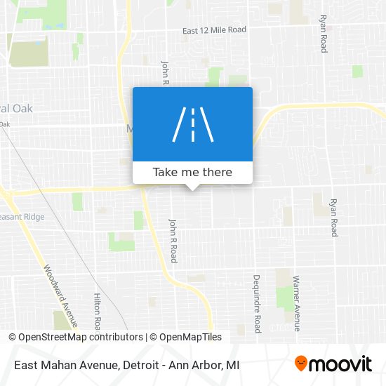 East Mahan Avenue map