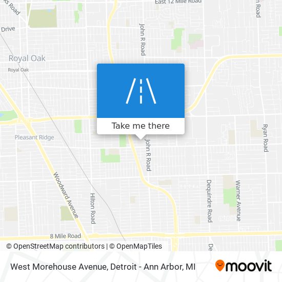 Mapa de West Morehouse Avenue