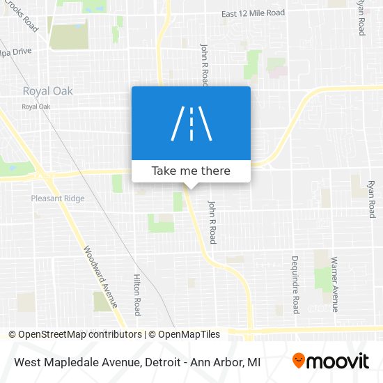 West Mapledale Avenue map