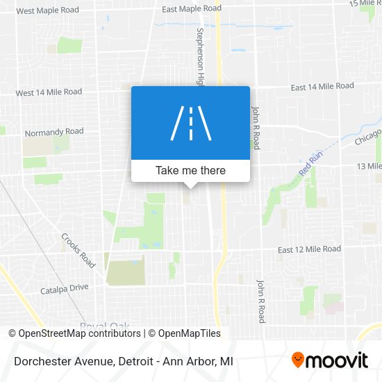 Mapa de Dorchester Avenue