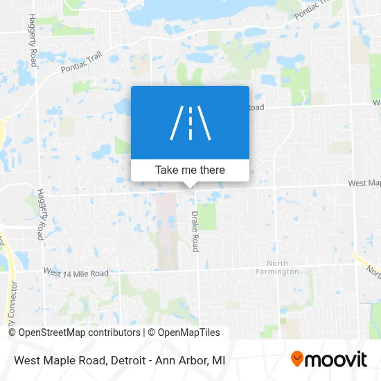 West Maple Road map