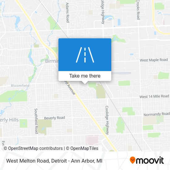 Mapa de West Melton Road