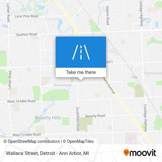 Mapa de Wallace Street