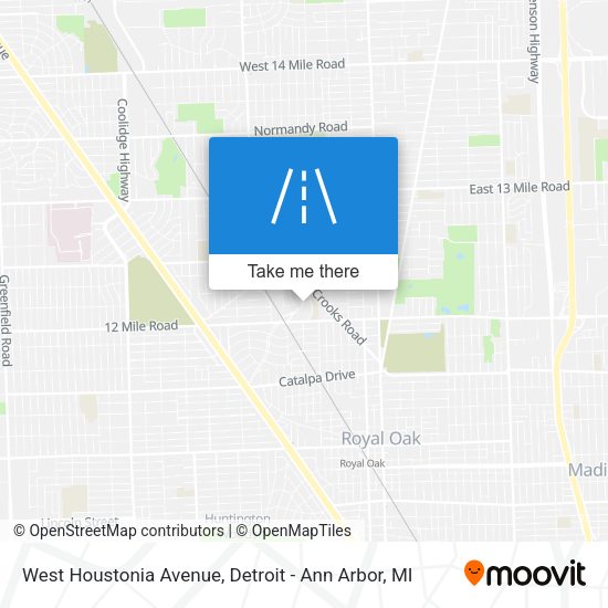 Mapa de West Houstonia Avenue
