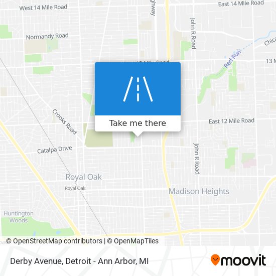 Derby Avenue map