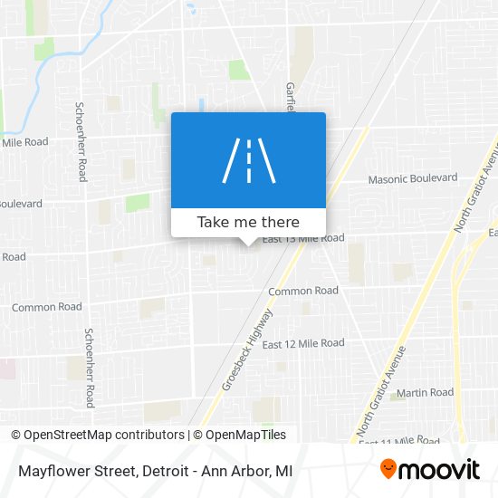 Mayflower Street map