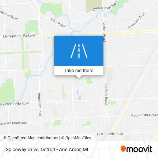 Spiceway Drive map