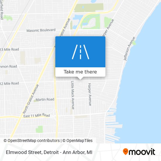 Elmwood Street map