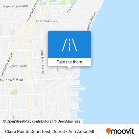 Mapa de Claire Pointe Court East