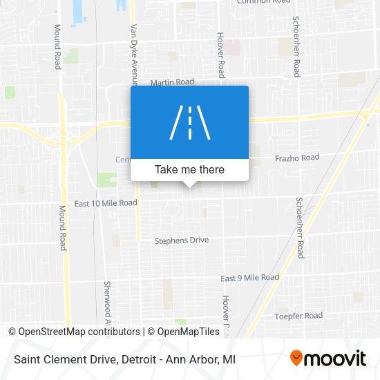 Saint Clement Drive map