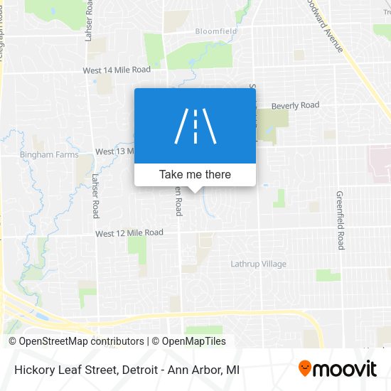 Hickory Leaf Street map