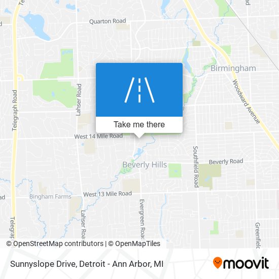 Mapa de Sunnyslope Drive