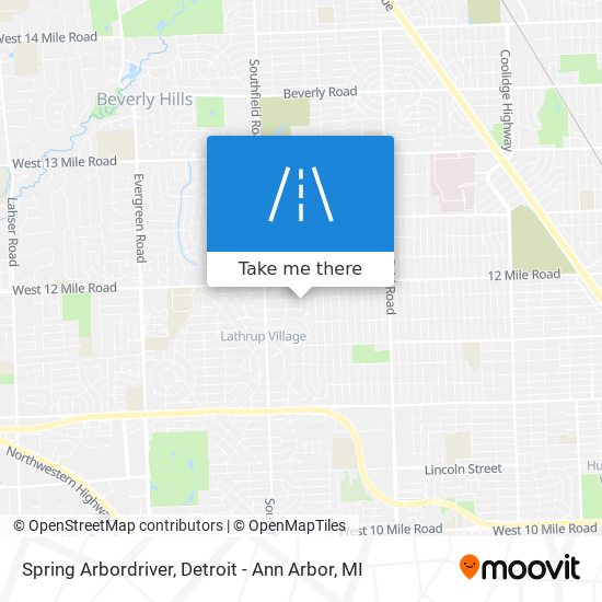 Spring Arbordriver map