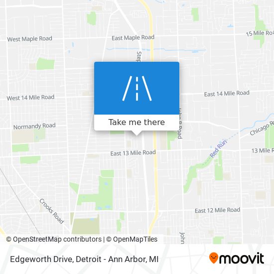 Edgeworth Drive map