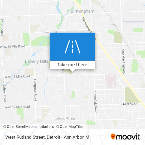 West Rutland Street map