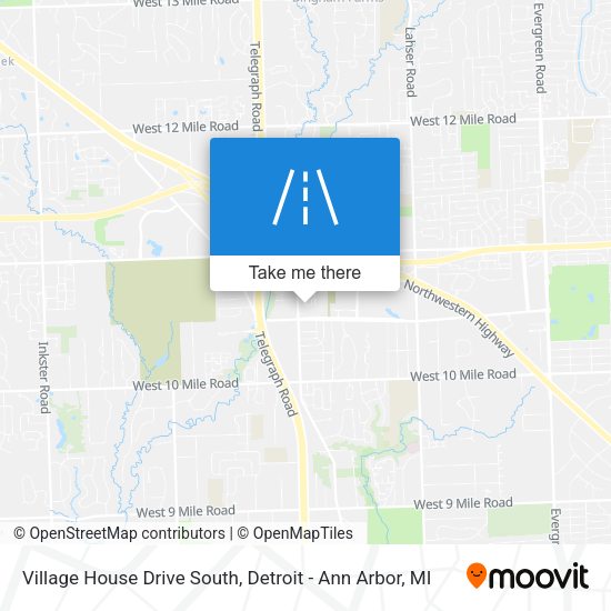 Mapa de Village House Drive South