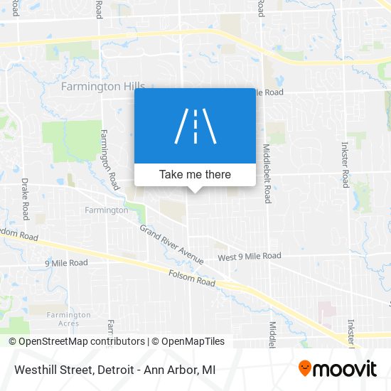 Westhill Street map