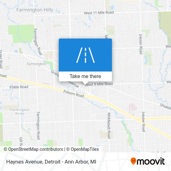 Mapa de Haynes Avenue