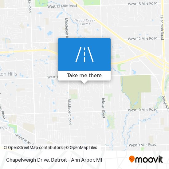 Mapa de Chapelweigh Drive