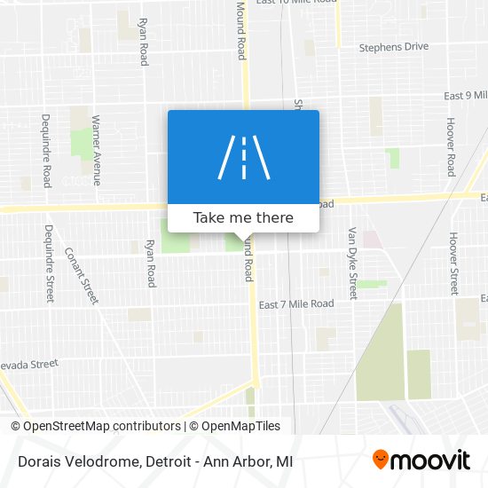 Mapa de Dorais Velodrome