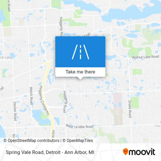 Spring Vale Road map