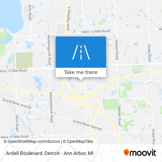 Mapa de Ardell Boulevard