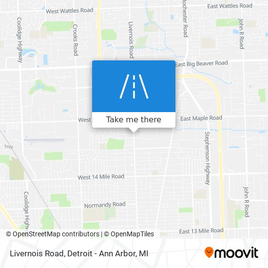 Mapa de Livernois Road