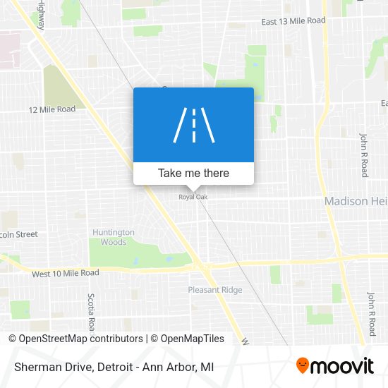Mapa de Sherman Drive