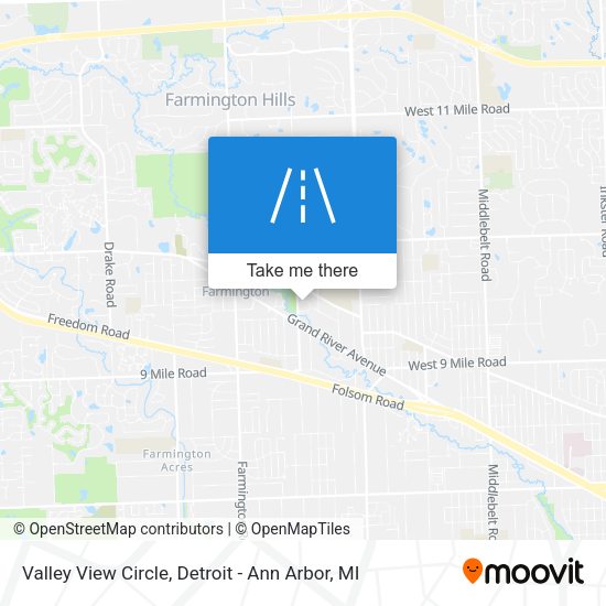 Valley View Circle map