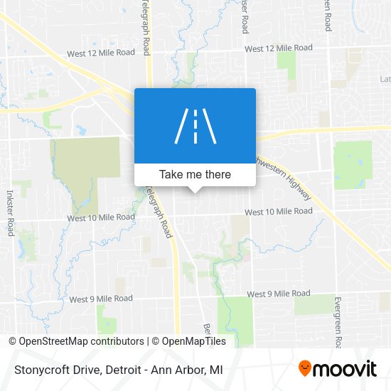 Mapa de Stonycroft Drive